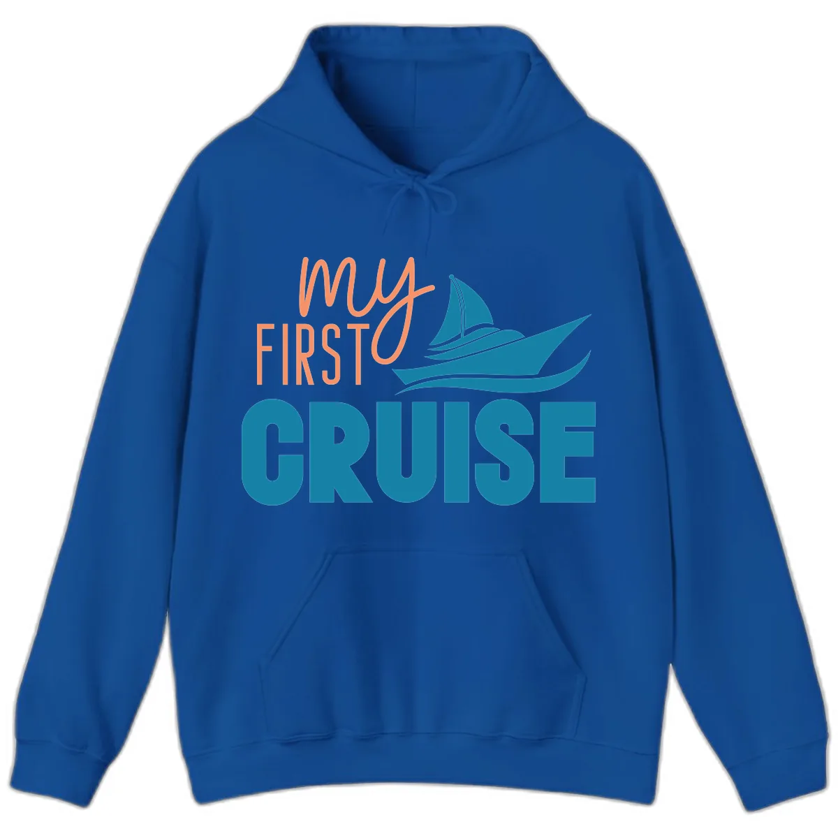 My First Cruise Hoodie in Royal