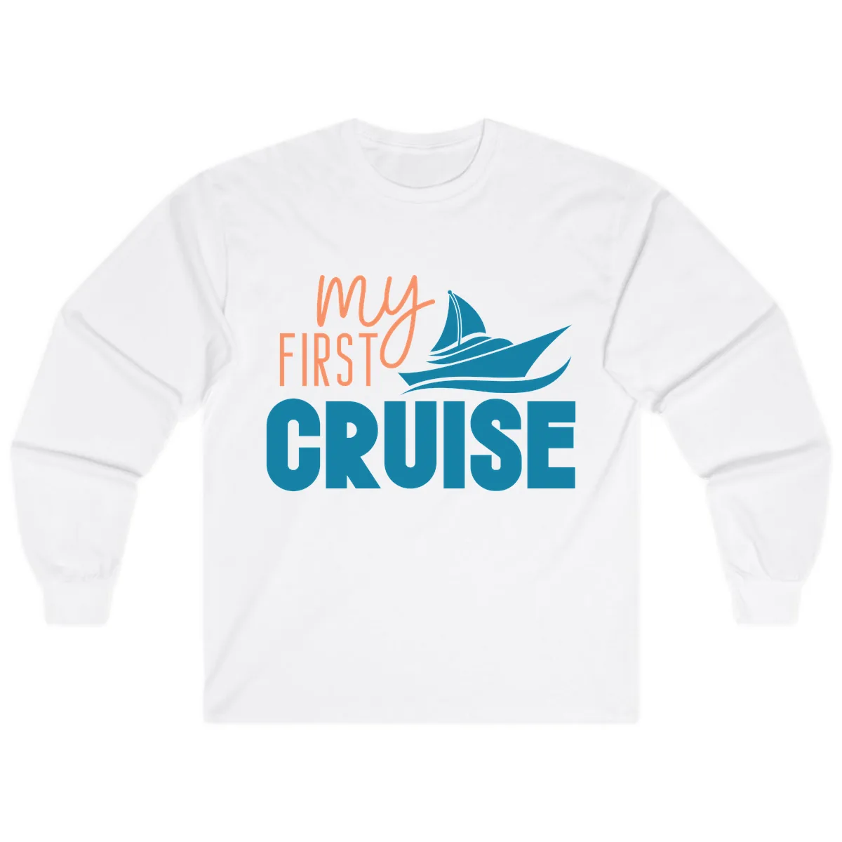 My First Cruise Long Sleeve in White