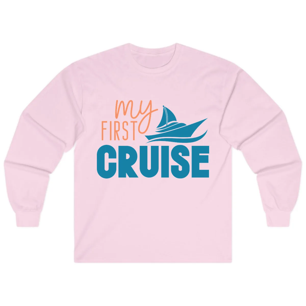 My First Cruise Long Sleeve in Light Pink