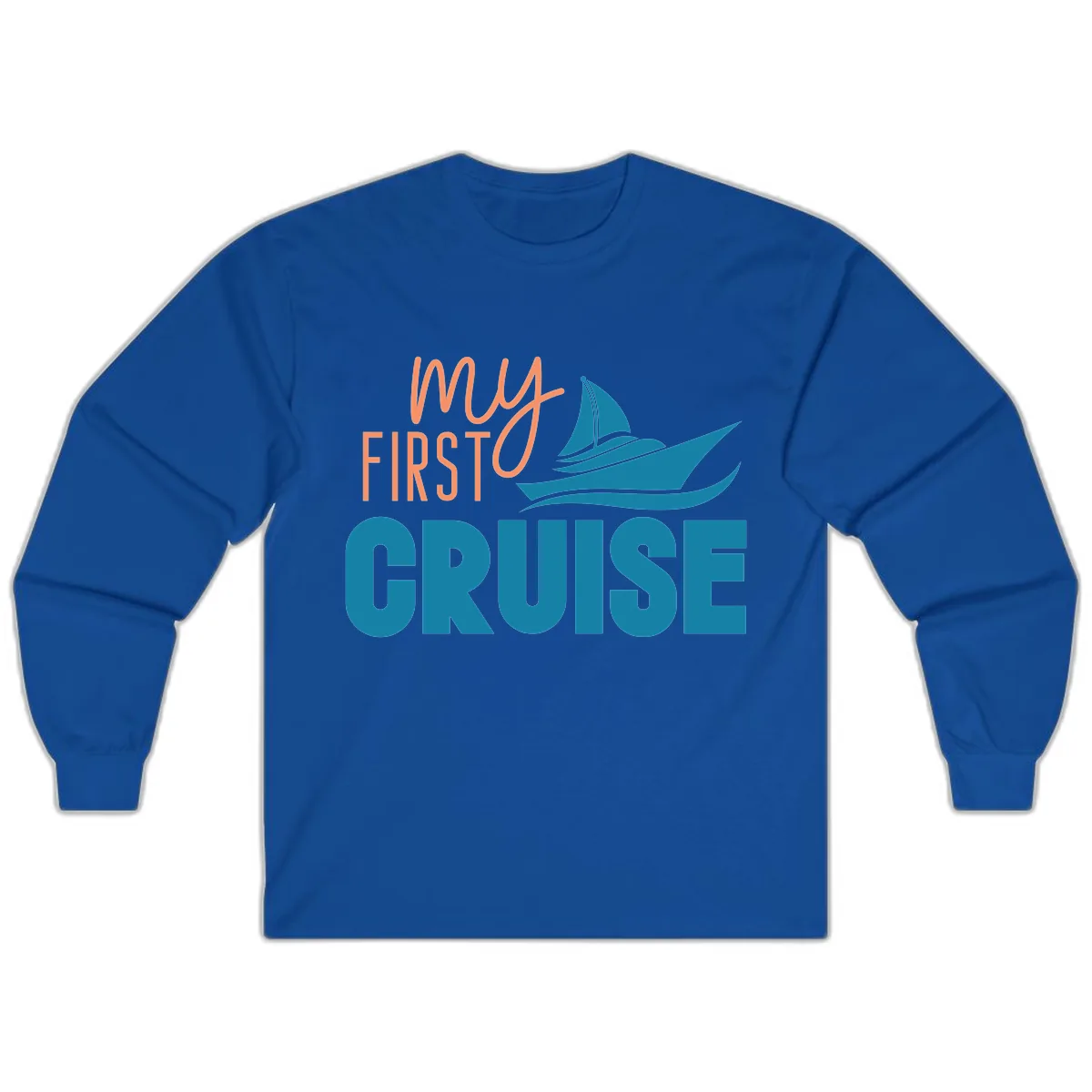 My First Cruise Long Sleeve in Royal