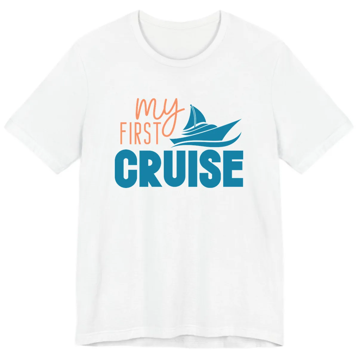 My First Cruise Premium T-Shirt in White