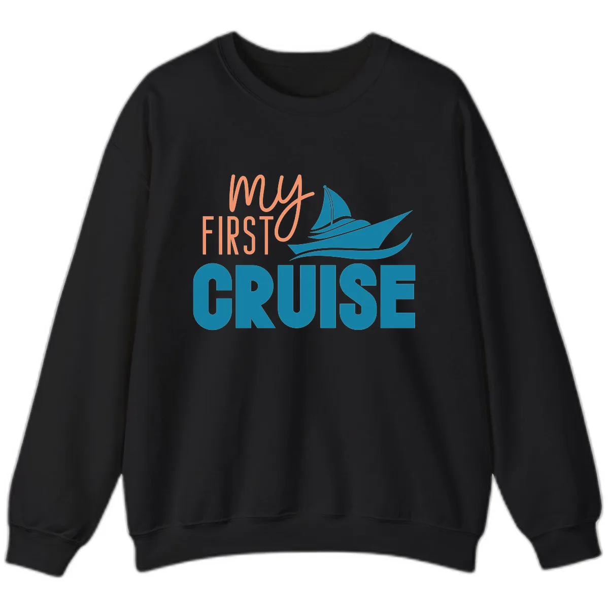 My First Cruise Sweatshirt in Black