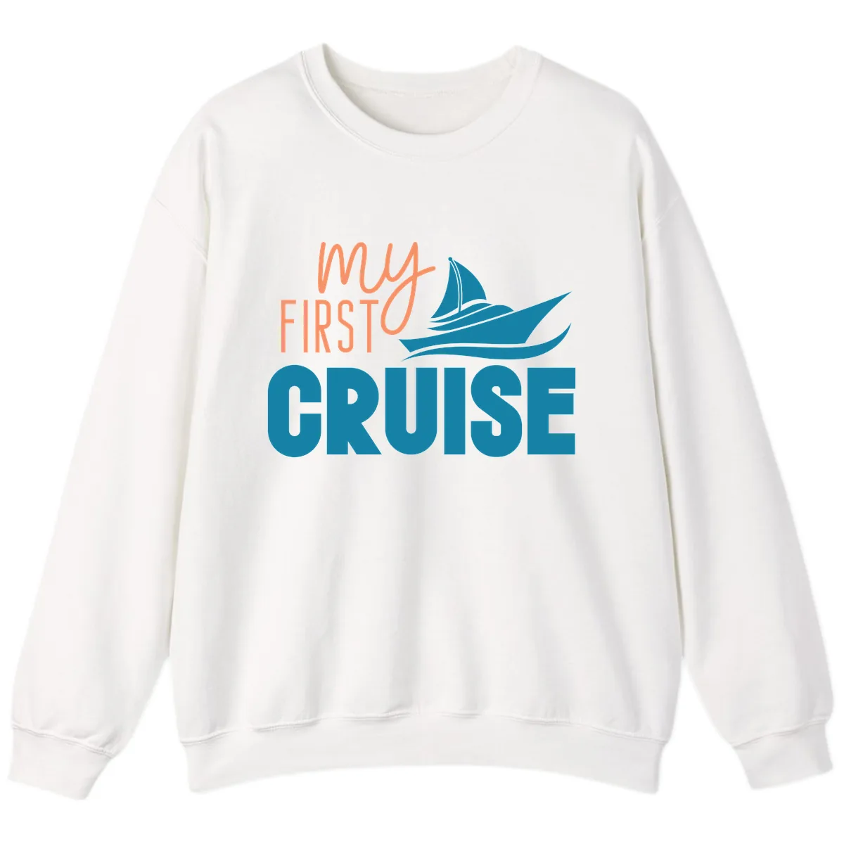 My First Cruise Sweatshirt in White