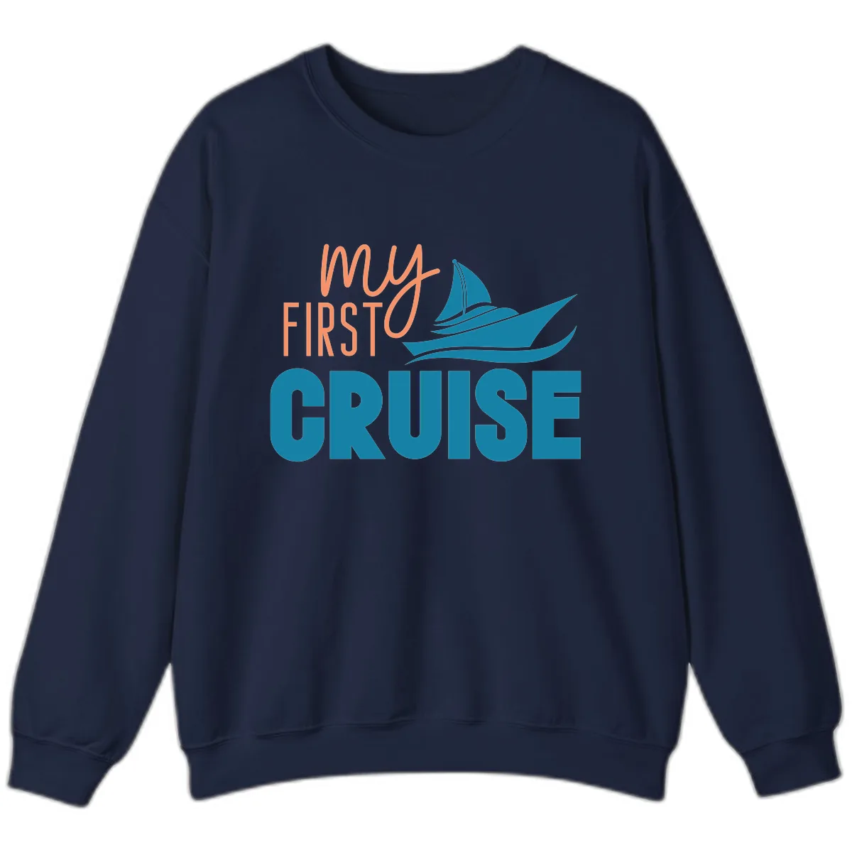 My First Cruise Sweatshirt in Navy