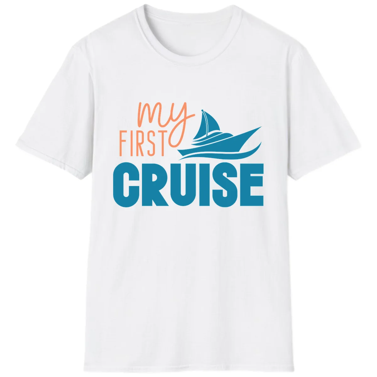My First Cruise T-Shirt in White