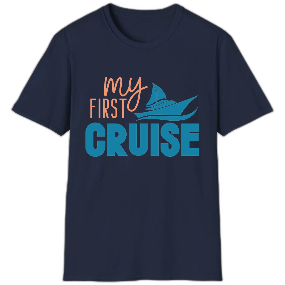 My First Cruise T-Shirt in Navy