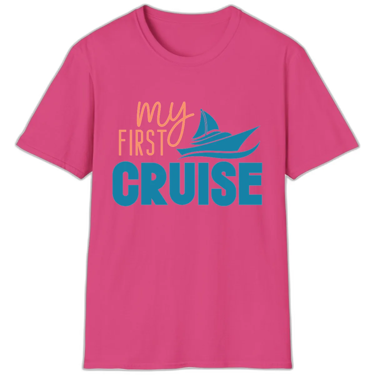 My First Cruise T-Shirt in Heliconia