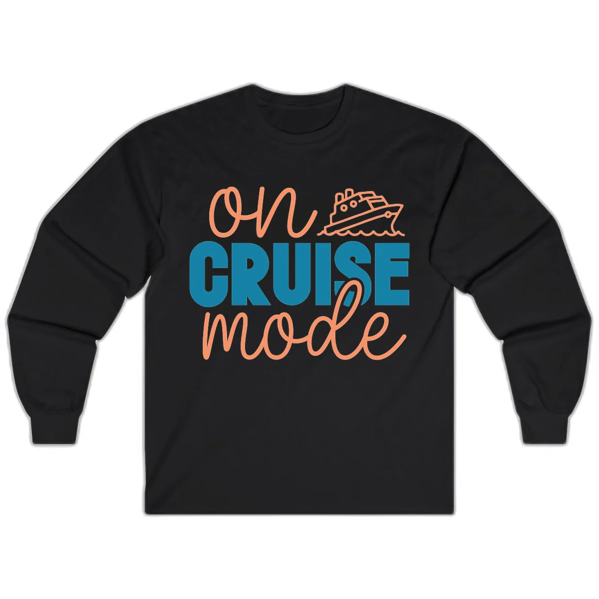 Ahoy Cruise Mode Long Sleeve in Black