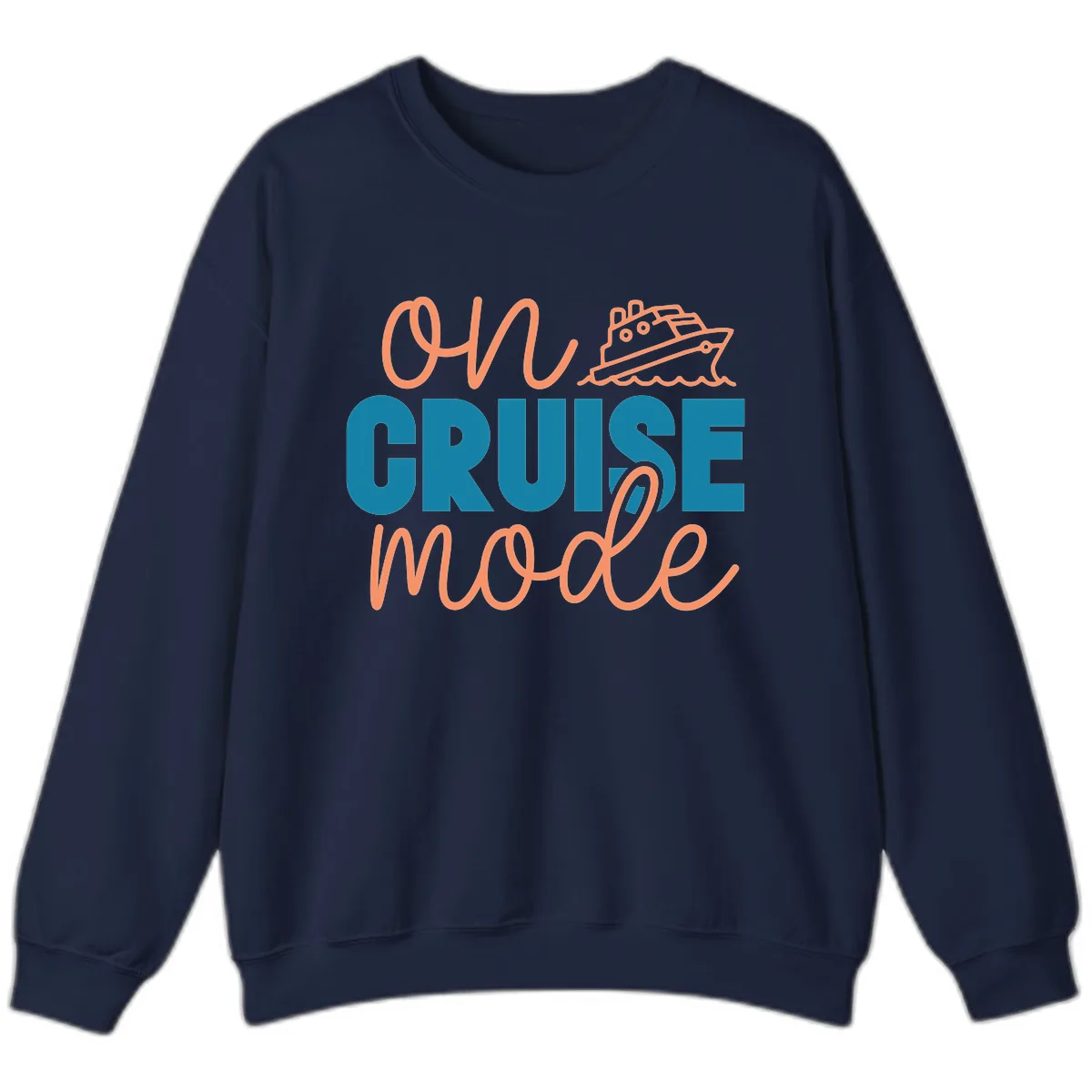 Ahoy Cruise Mode Sweatshirt in Navy