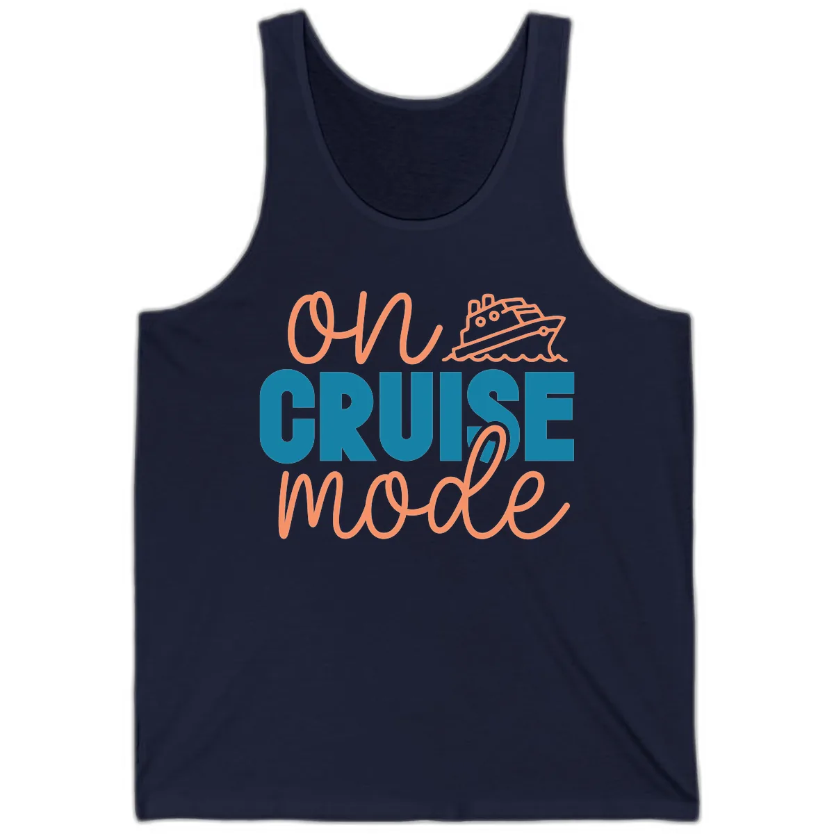 Ahoy Cruise Mode Tank in Navy