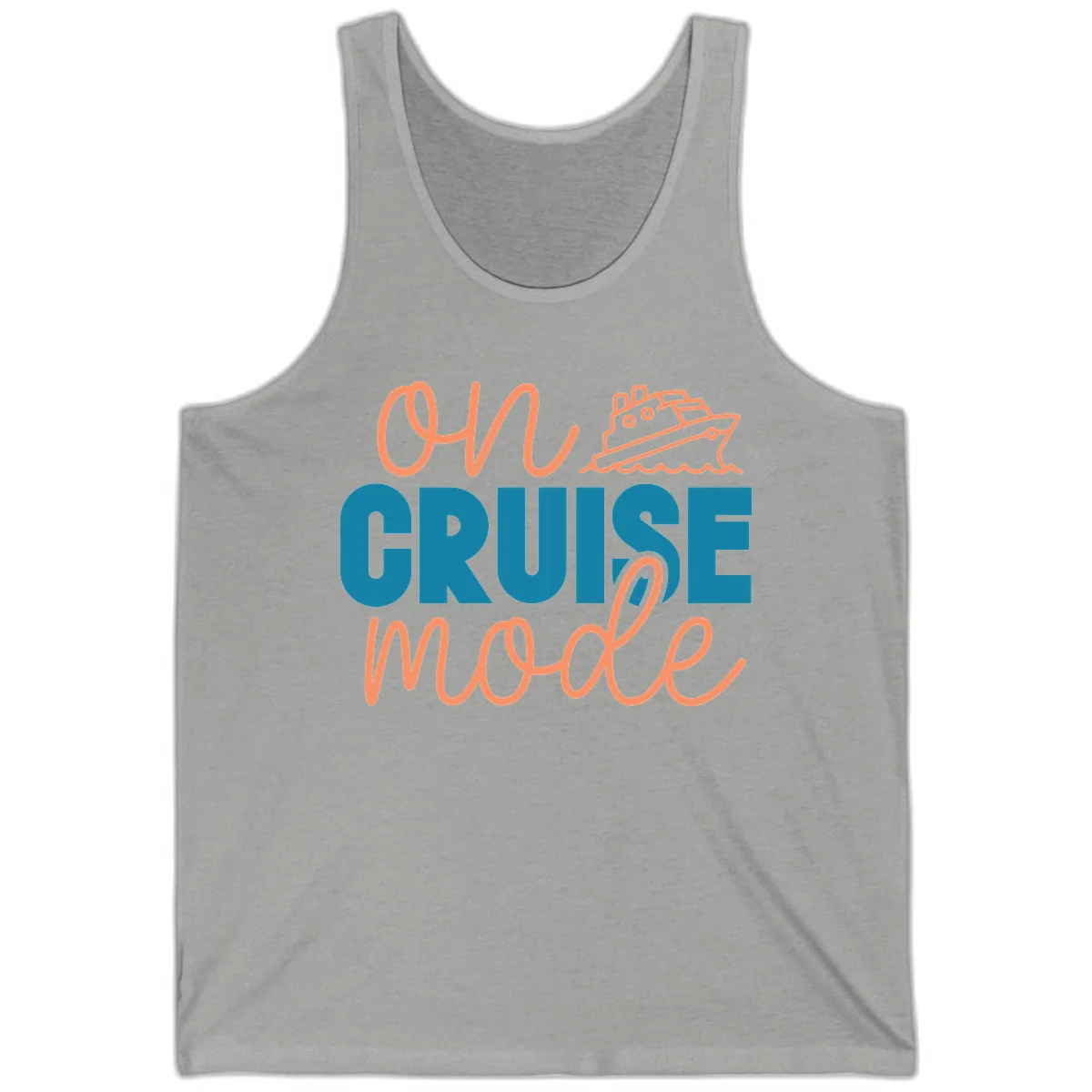 Ahoy Cruise Mode Tank in Athletic Heather