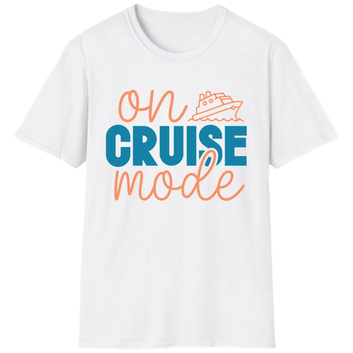Ahoy Cruise Mode T-Shirt in White