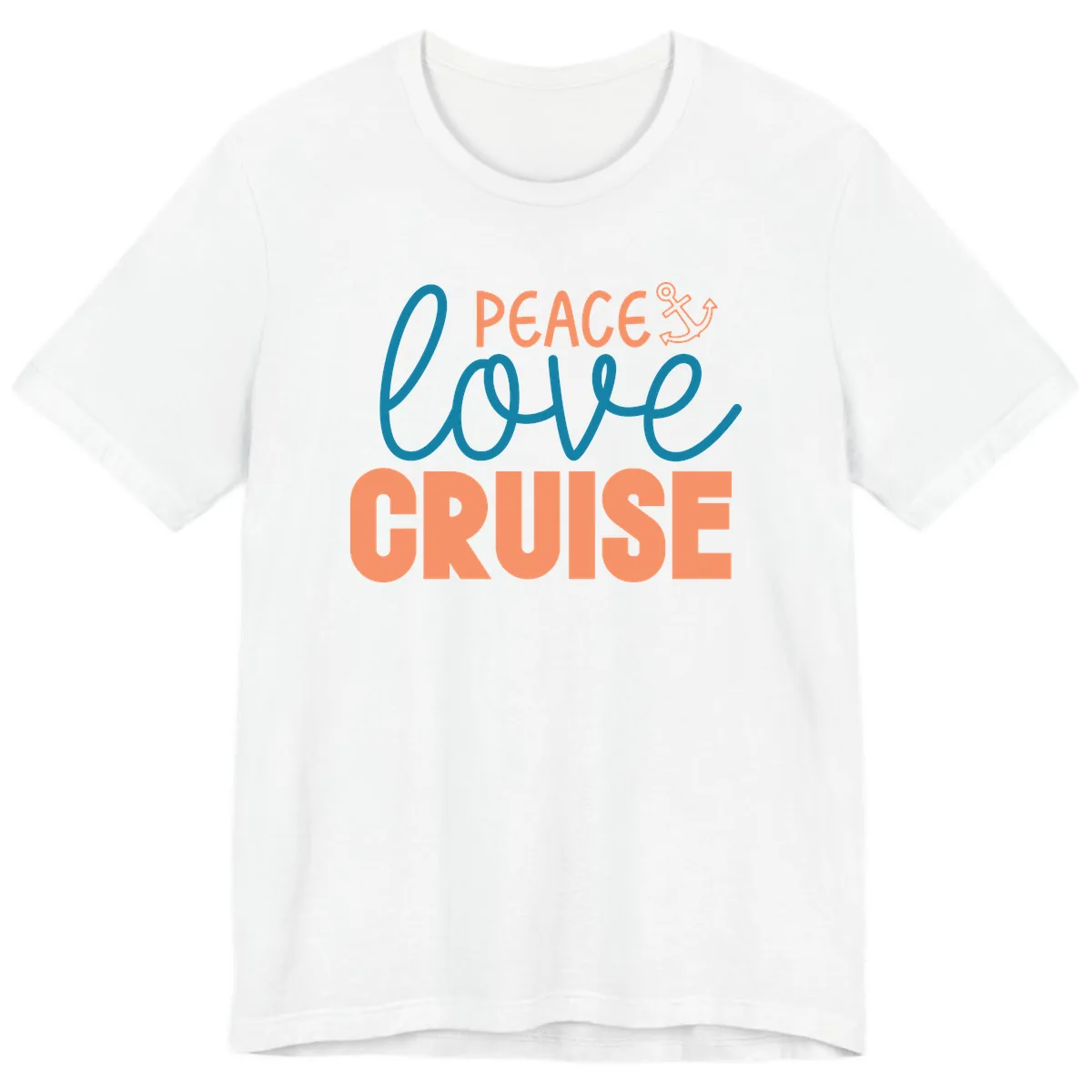 Peace Love Cruise Premium T-Shirt in White