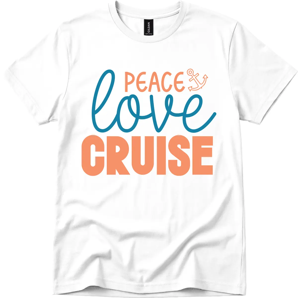 Peace Love Cruise T-Shirt in White
