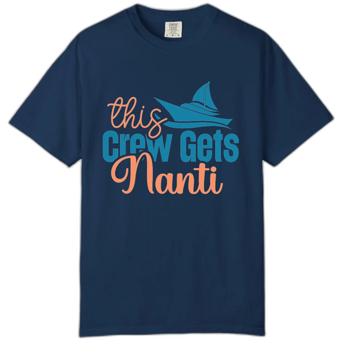 Chill Crew Gets Afloat Comfort Color in Navy