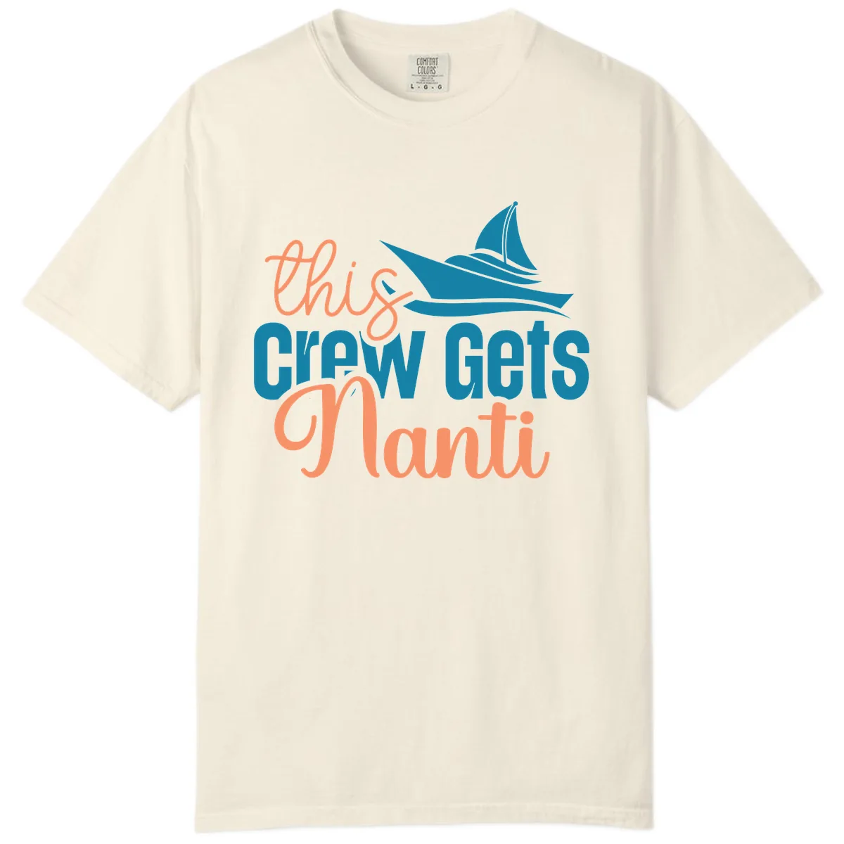 Chill Crew Gets Afloat Comfort Color in Ivory