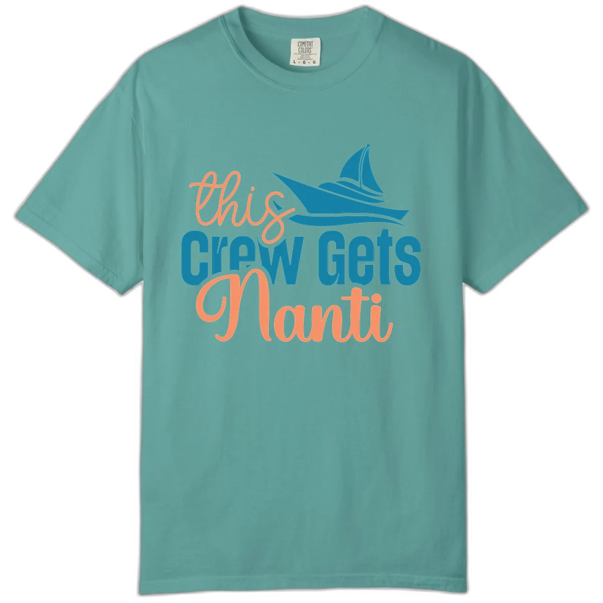 Chill Crew Gets Afloat Comfort Color in Seafoam