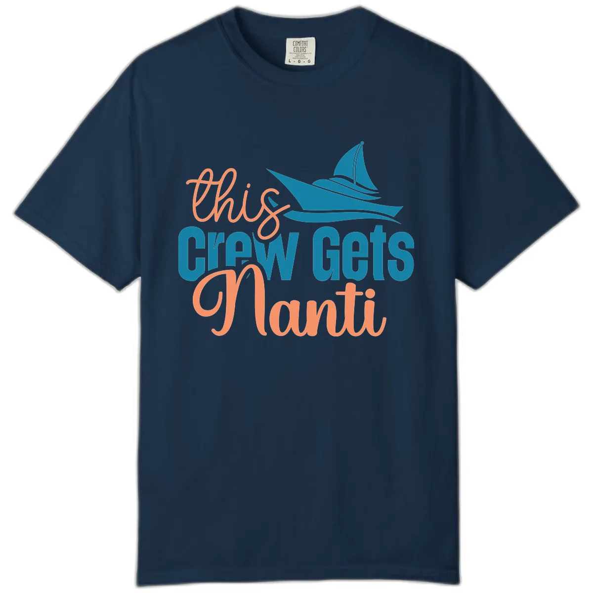 Chill Crew Gets Afloat Comfort Color in True Navy