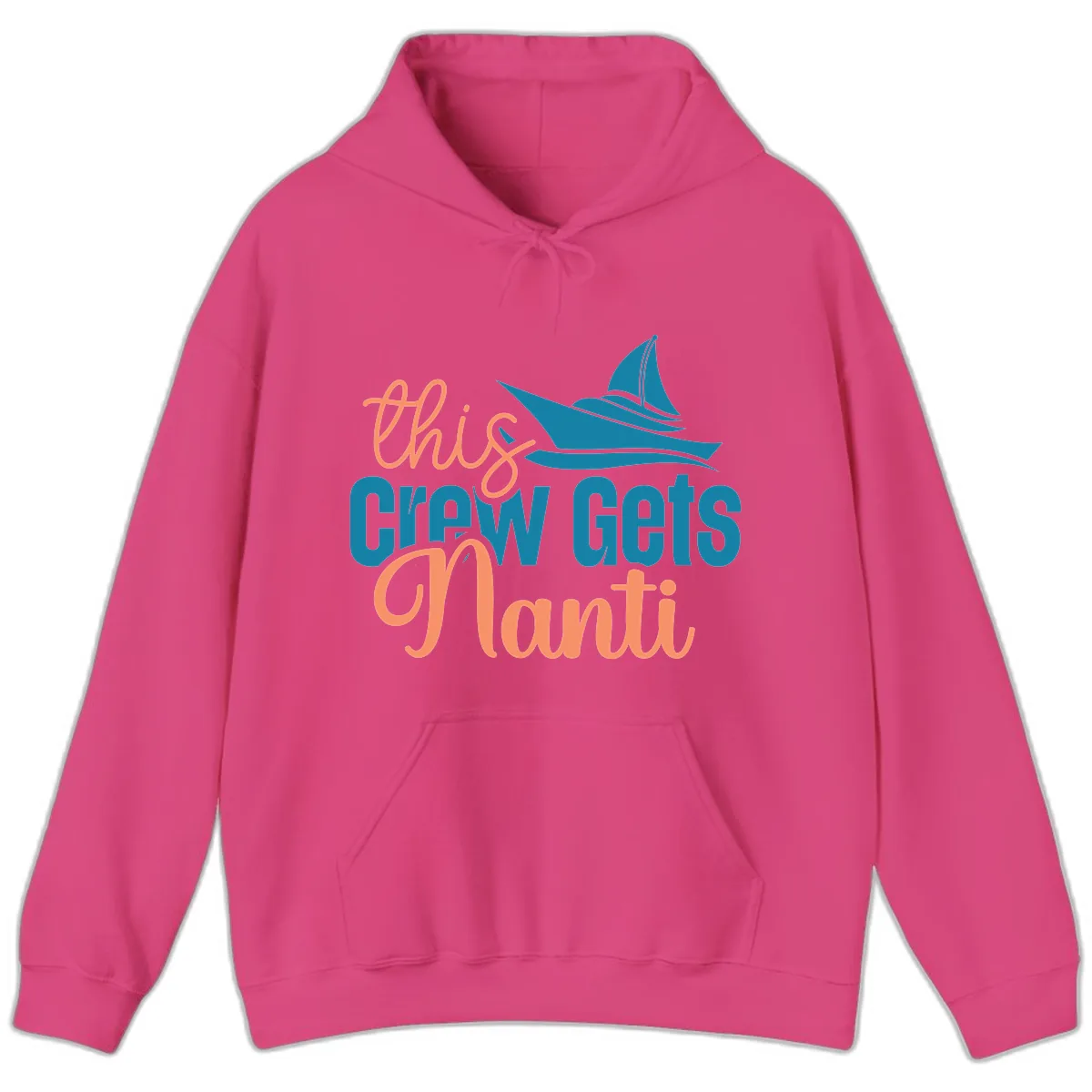 Chill Crew Gets Afloat Hoodie in Heliconia
