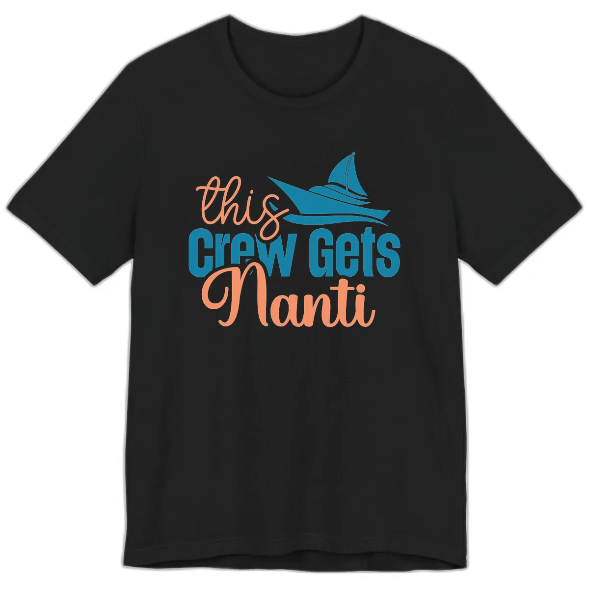 Chill Crew Gets Afloat Premium T-Shirt in Black