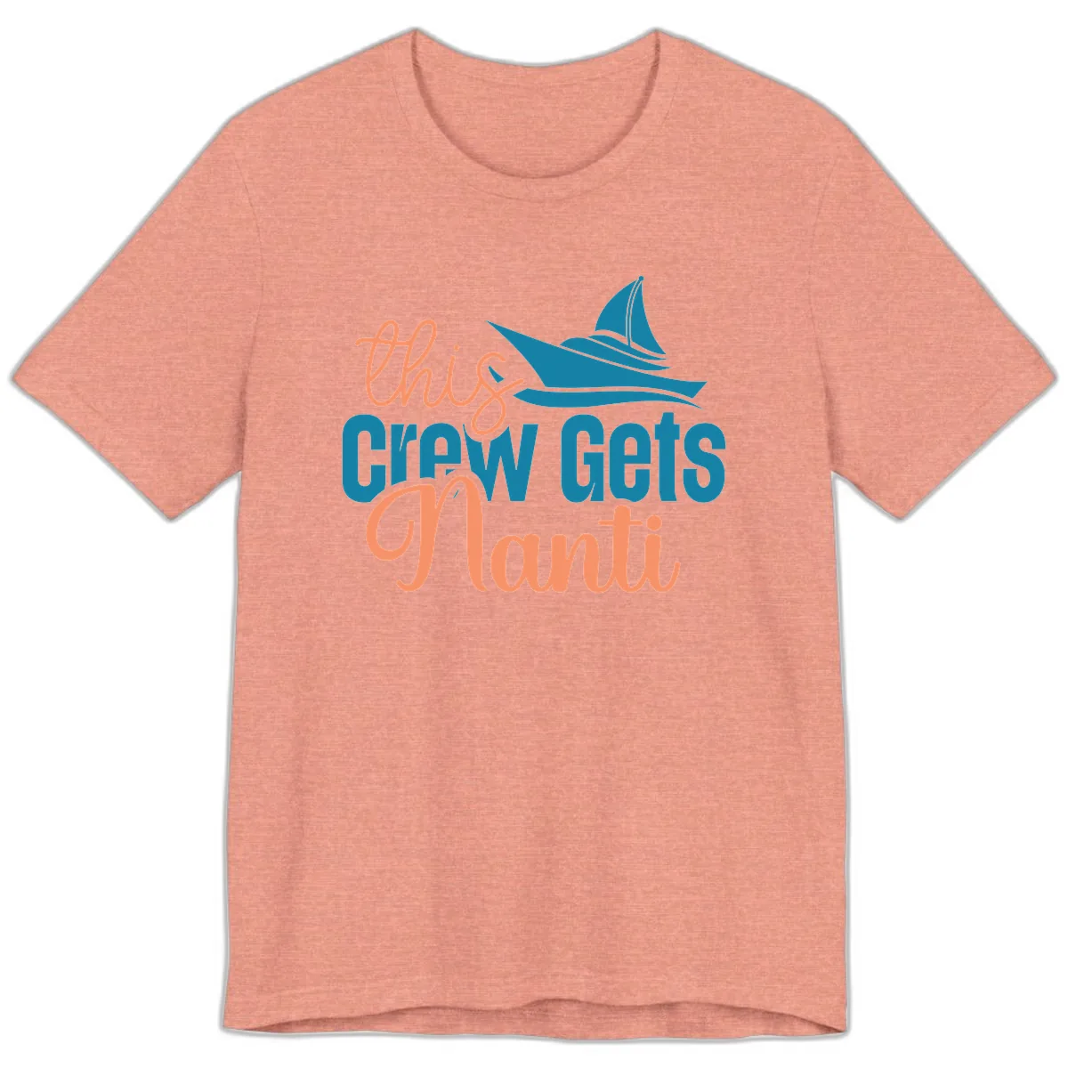 Chill Crew Gets Afloat Premium T-Shirt in Heather Sunset