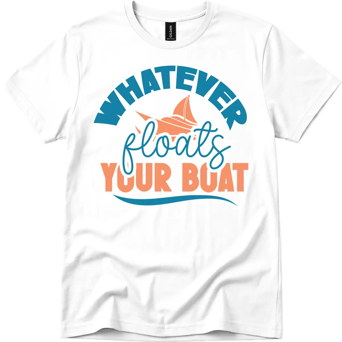 Whatever Floats Your Boat T-Shirt in White