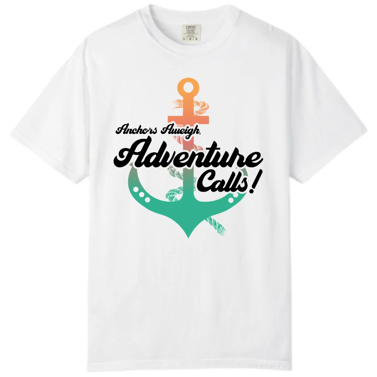 Anchors Aweigh Adventure Calls Comfort Color in White