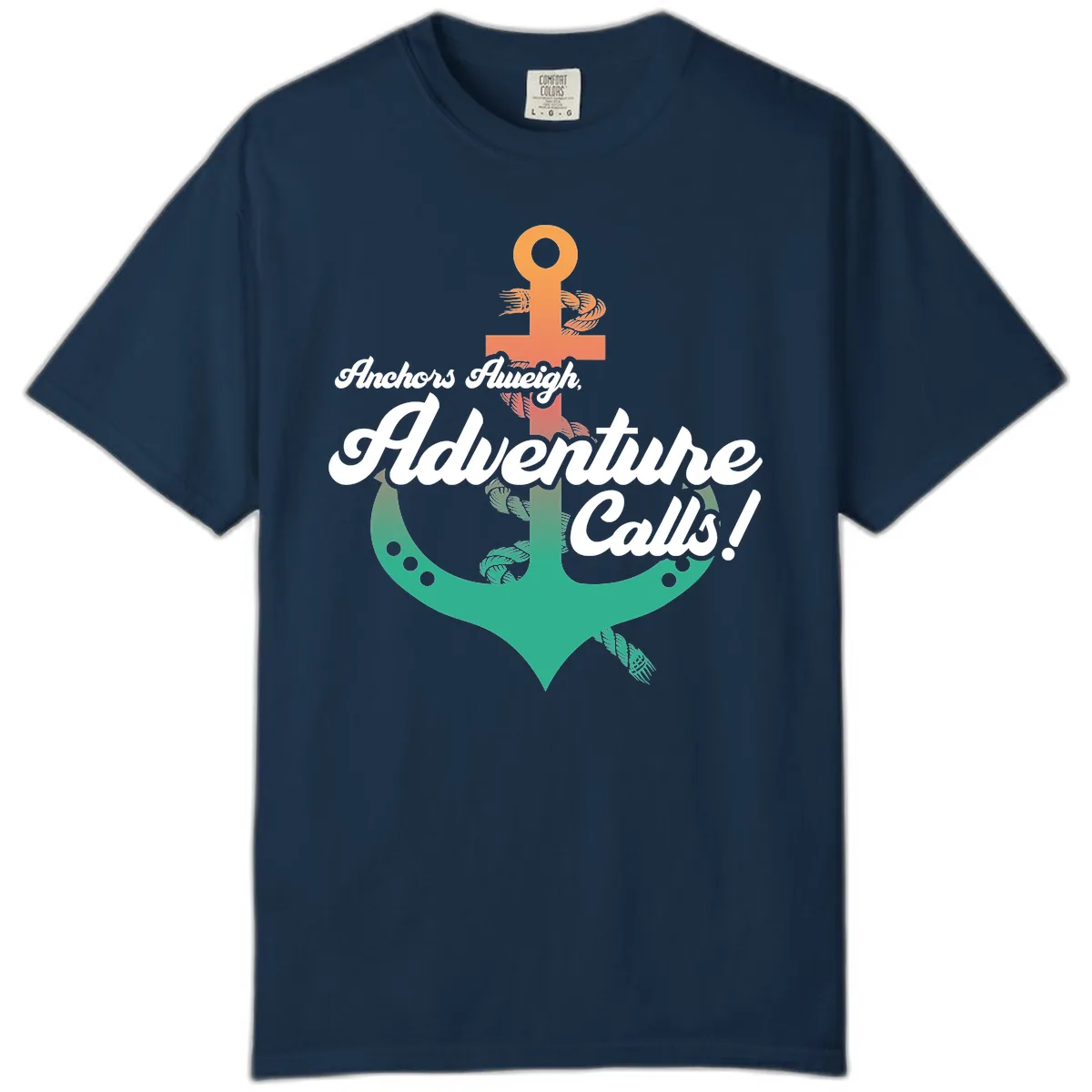 Anchors Aweigh Adventure Calls Comfort Color in True Navy