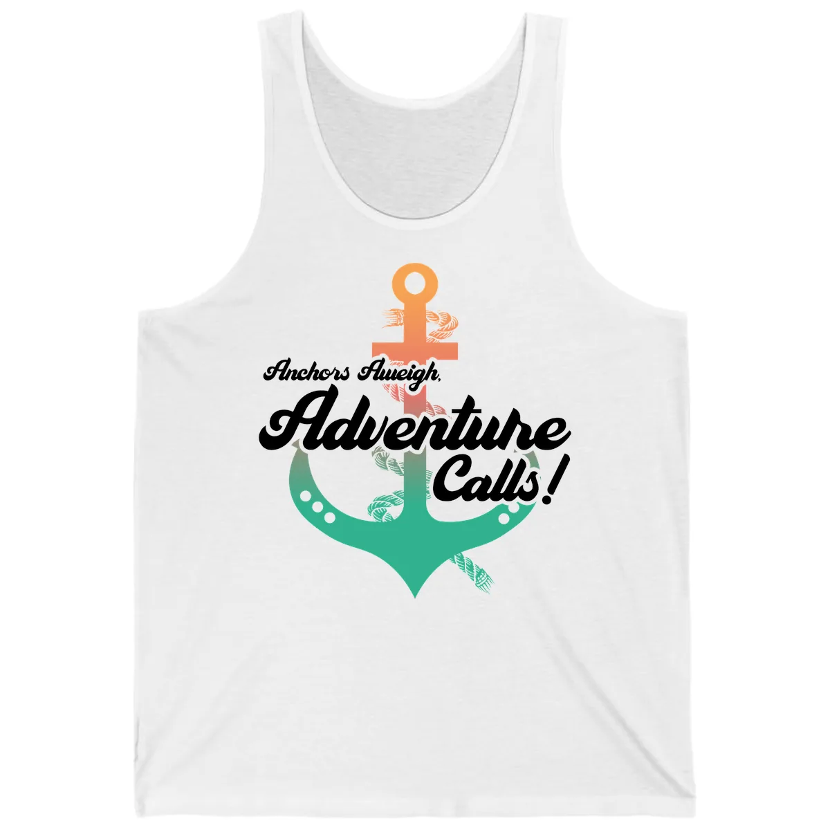 Anchors Aweigh Adventure Calls Tank in White