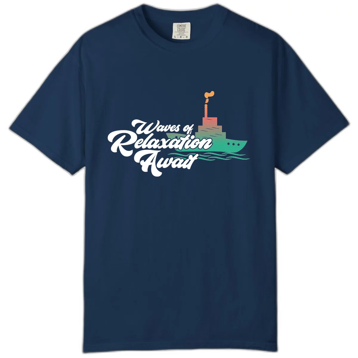 Waves Of Relaxation Await Comfort Color in Navy