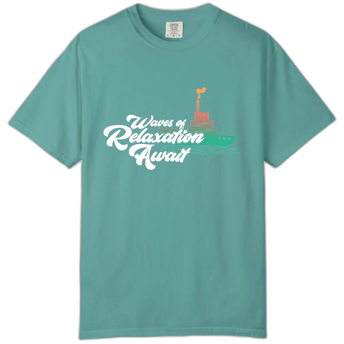 Waves Of Relaxation Await Comfort Color in Seafoam