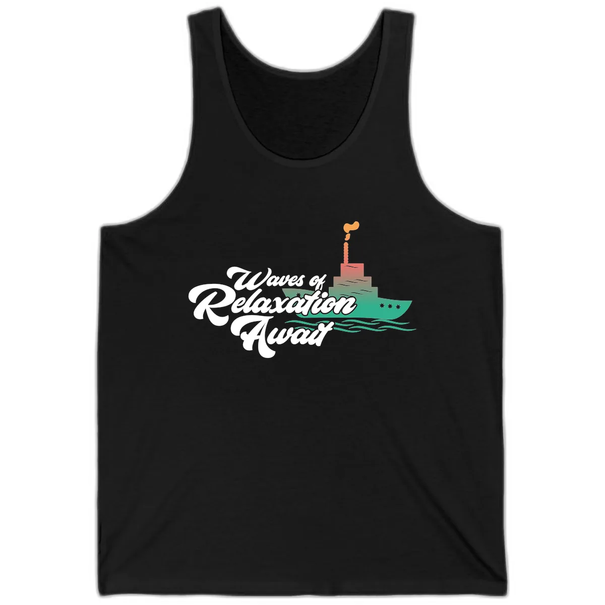 Waves Of Relaxation Await Tank in Black