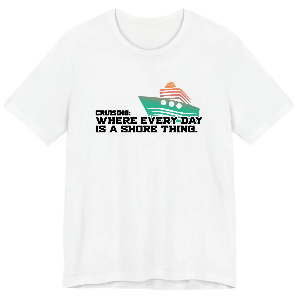 Where Every Day Is A Shore Thing Premium T-Shirt in White