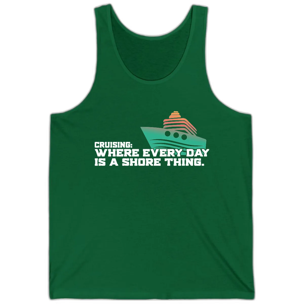 Where Every Day Is A Shore Thing Tank in Kelly