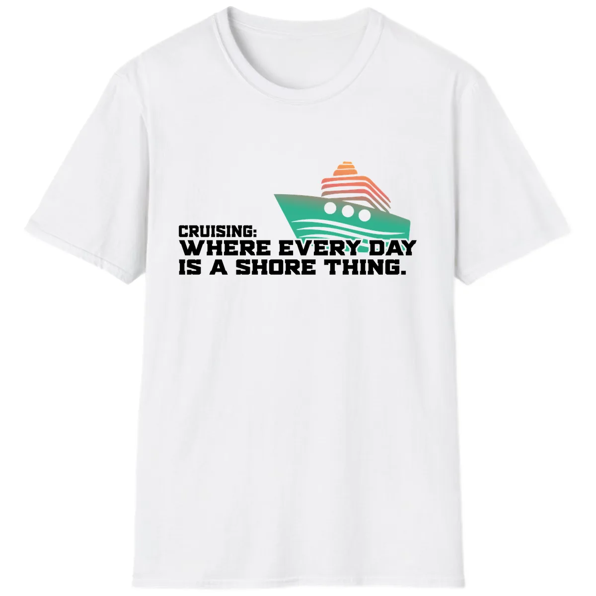 Where Every Day Is A Shore Thing T-Shirt in White