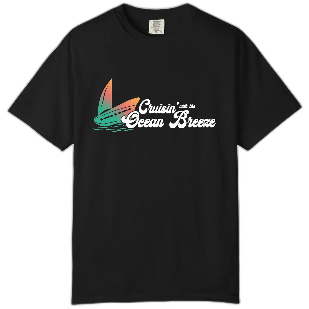 Cruisin' With The Ocean Breeze Comfort Color in Black