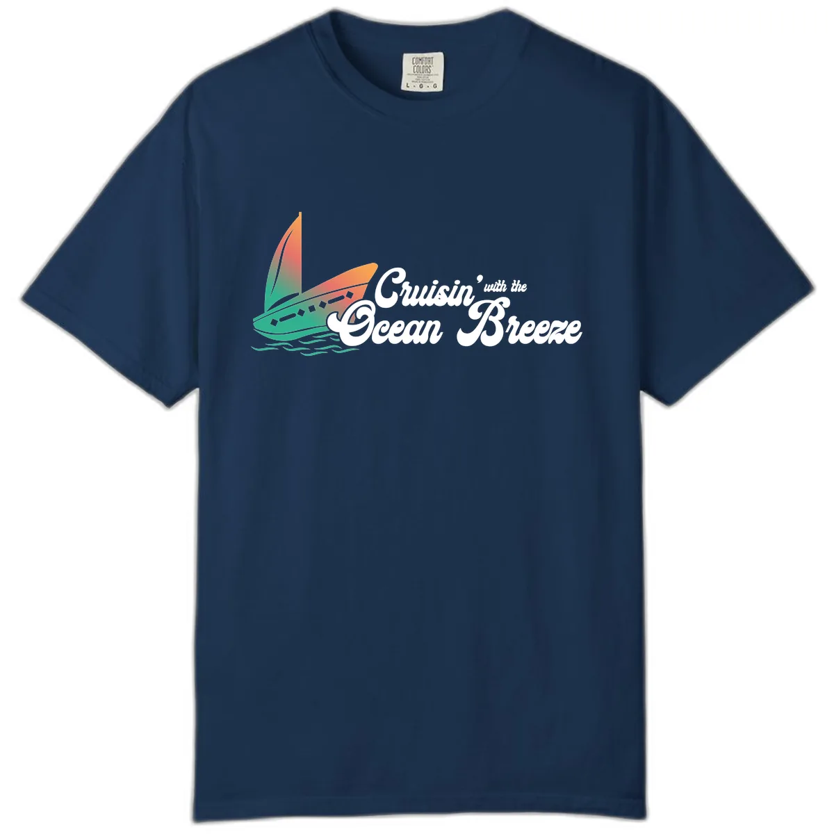 Cruisin' With The Ocean Breeze Comfort Color in Navy