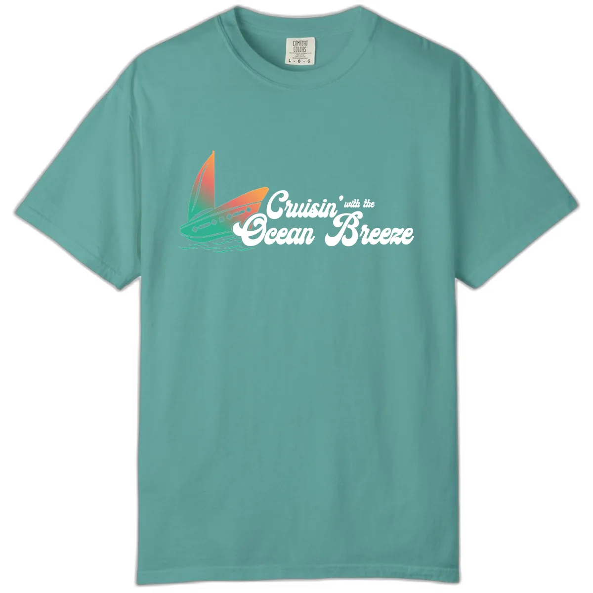Cruisin' With The Ocean Breeze Comfort Color in Seafoam