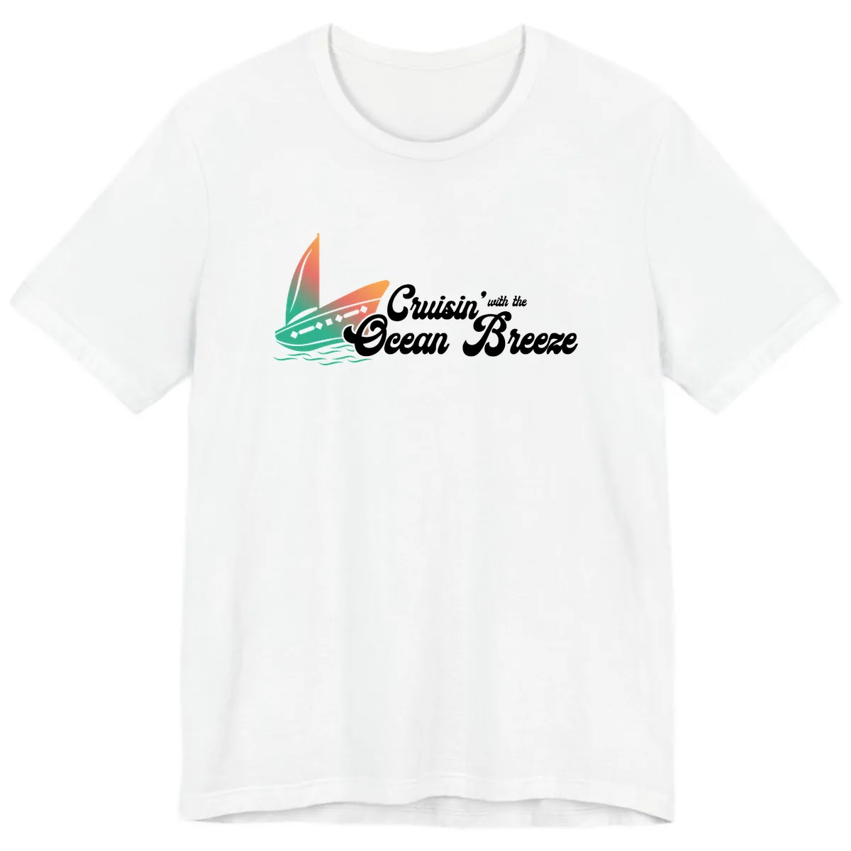 Cruisin' With The Ocean Breeze Premium T-Shirt in White