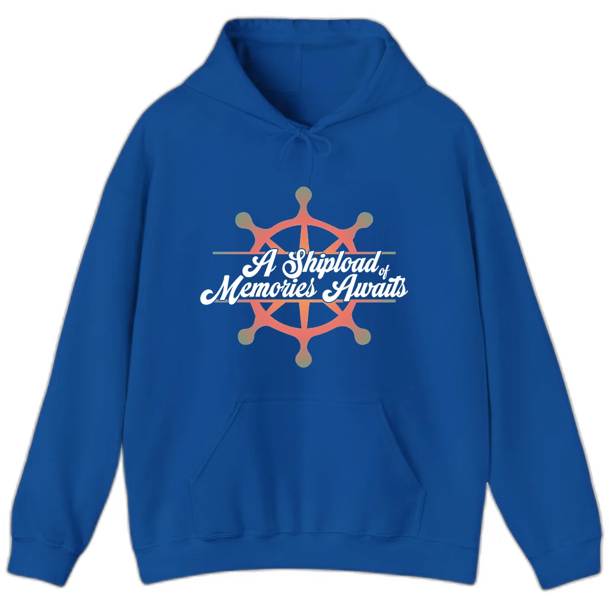 A Shipload Of Memories Awaits Hoodie in Royal