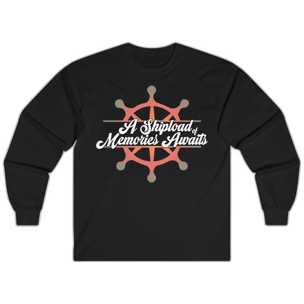 A Shipload Of Memories Awaits Long Sleeve in Black