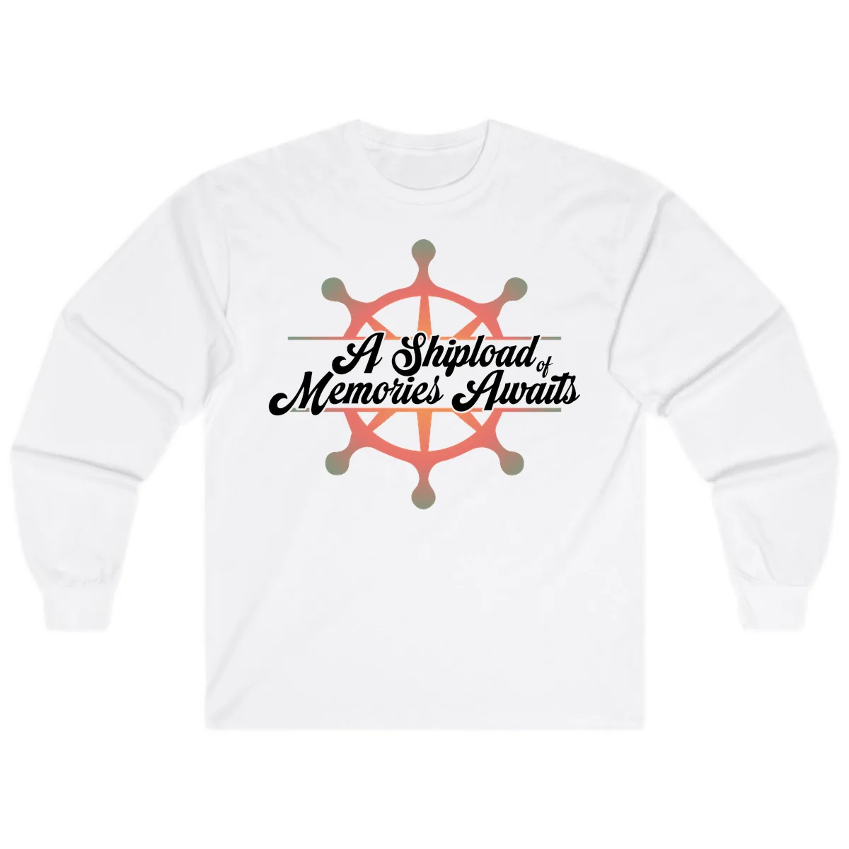 A Shipload Of Memories Awaits Long Sleeve in White