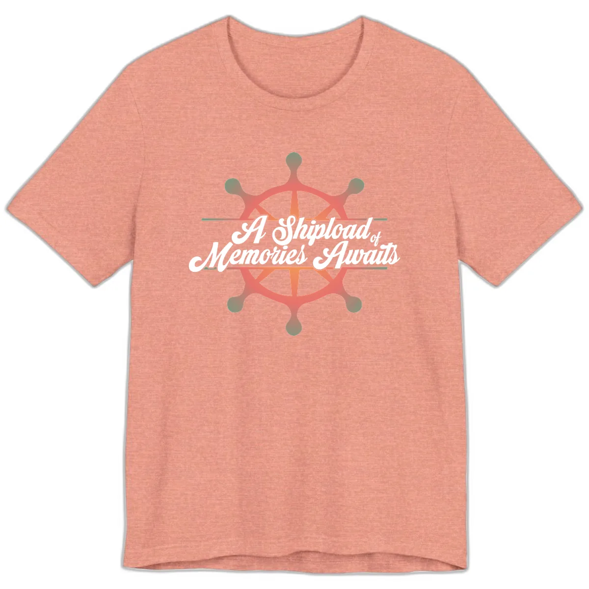 A Shipload Of Memories Awaits Premium T-Shirt in Heather Sunset