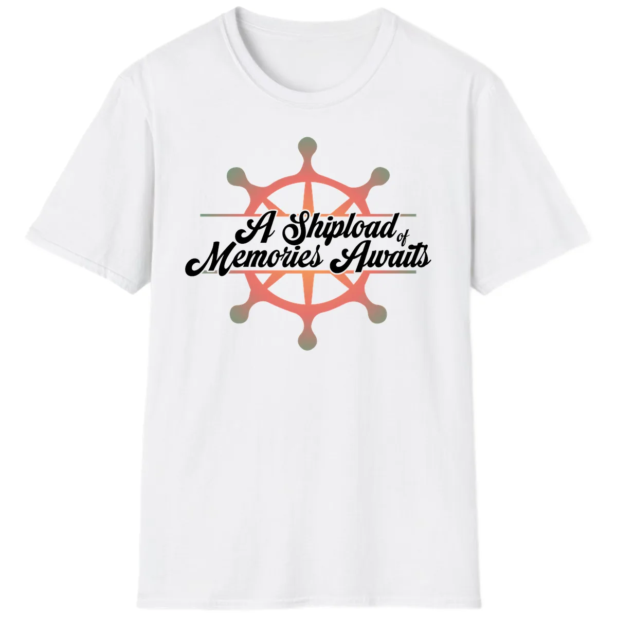 A Shipload Of Memories Awaits T-Shirt in White