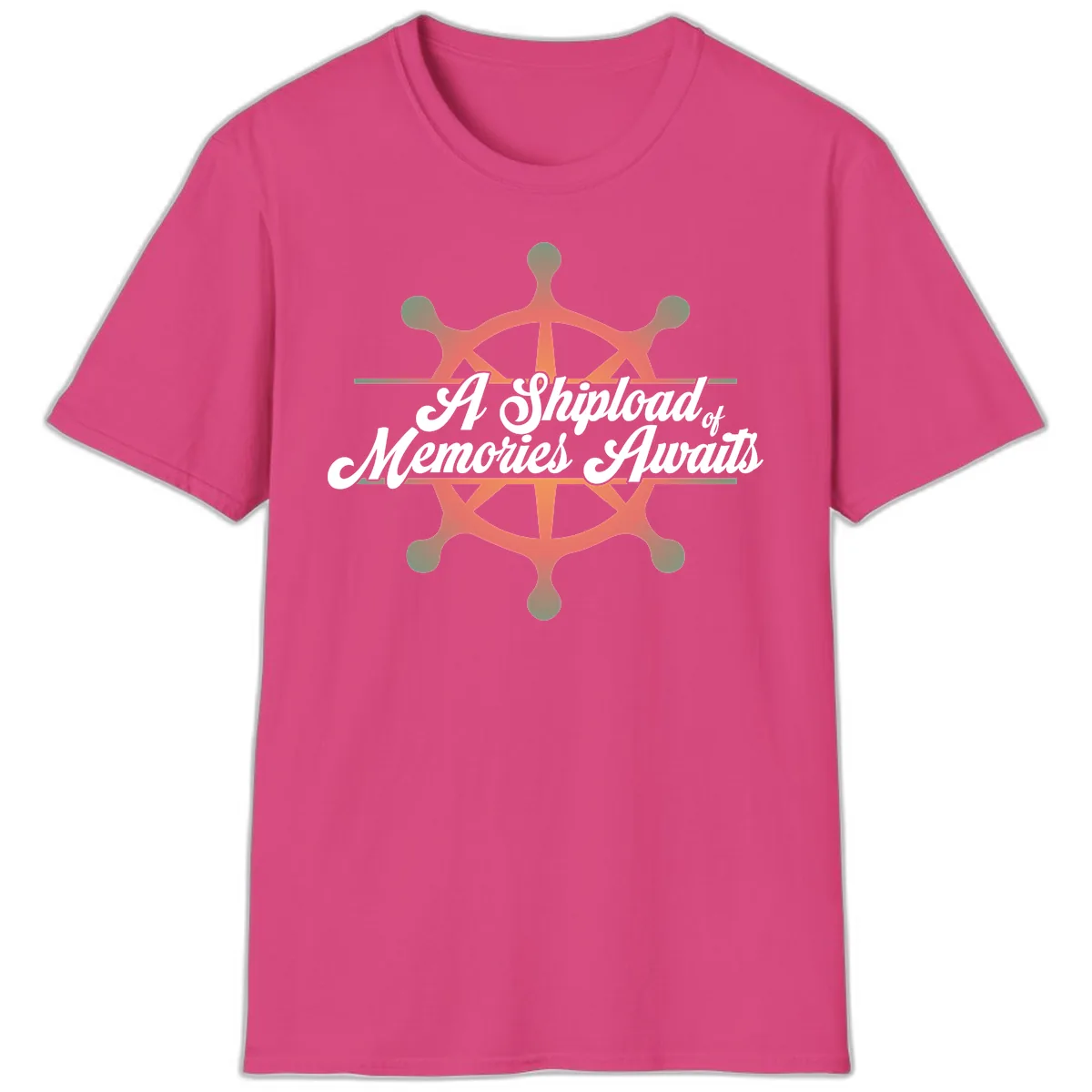A Shipload Of Memories Awaits T-Shirt in Heliconia