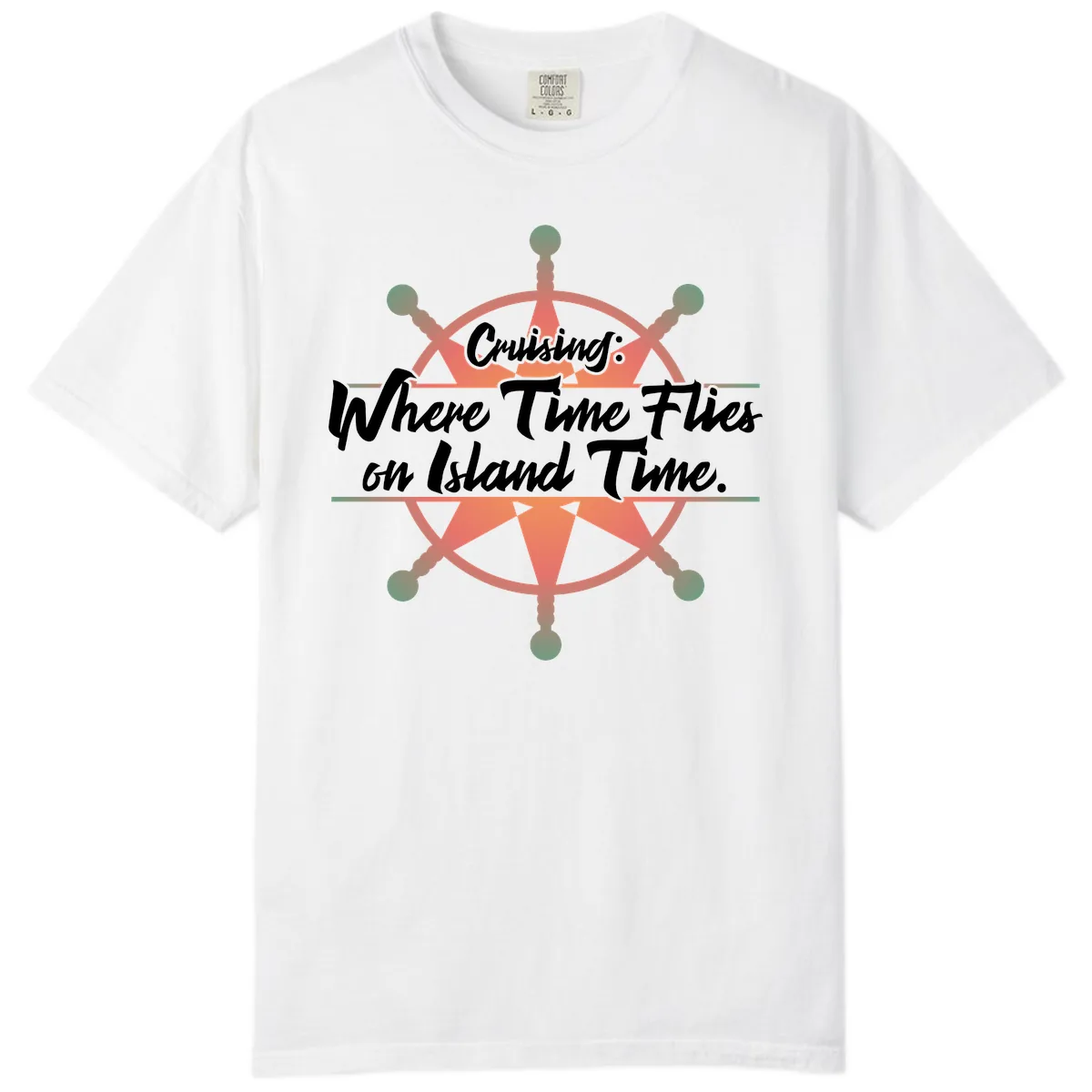 Cruising: Where Time Flies on Island Time Comfort Color in White