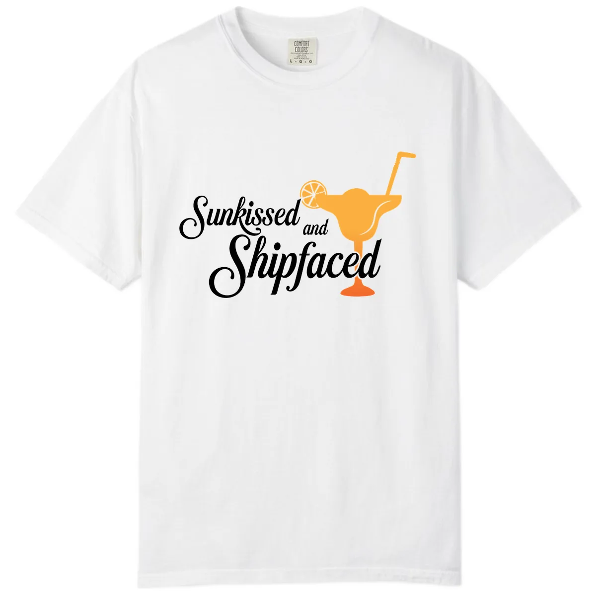 Sunkissed And Shipfaced Comfort Color in White