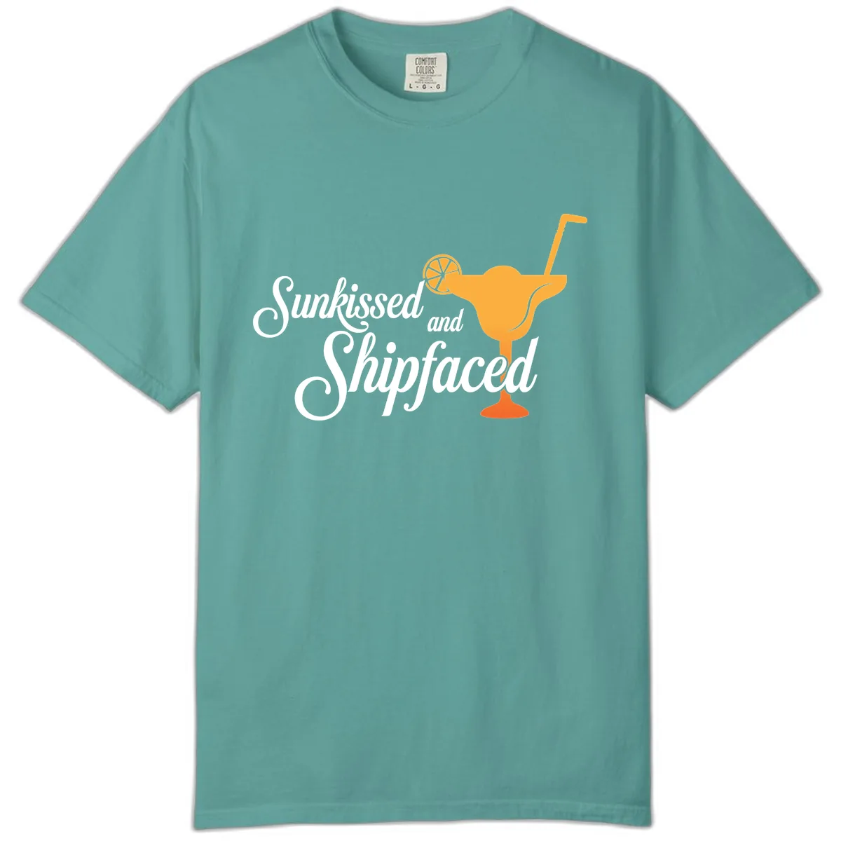 Sunkissed And Shipfaced Comfort Color in Seafoam
