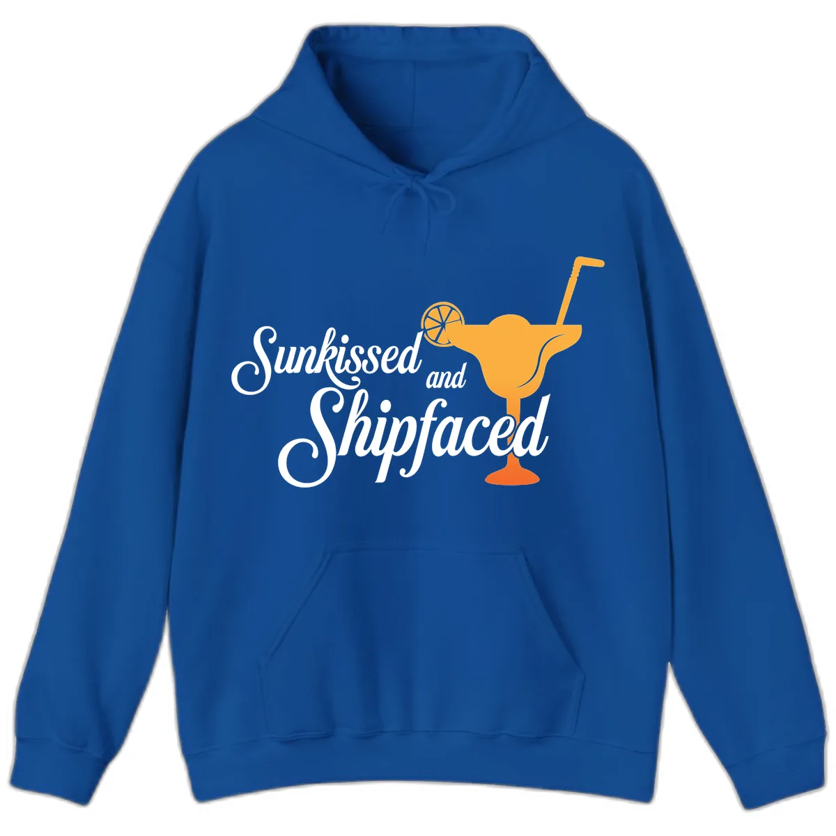 Sunkissed And Shipfaced Hoodie in Royal