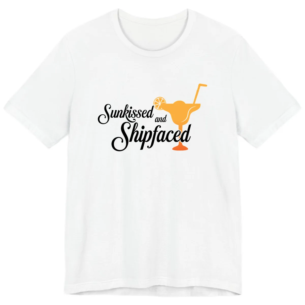 Sunkissed And Shipfaced Premium T-Shirt in White